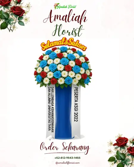 Standing Flowers Tapak Lebar